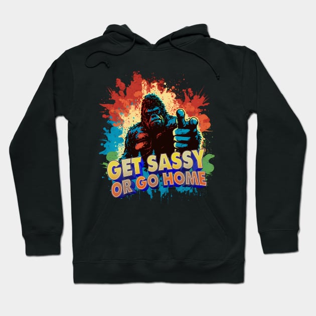 Bigfoot with the sass! Hoodie by MrScottBlack